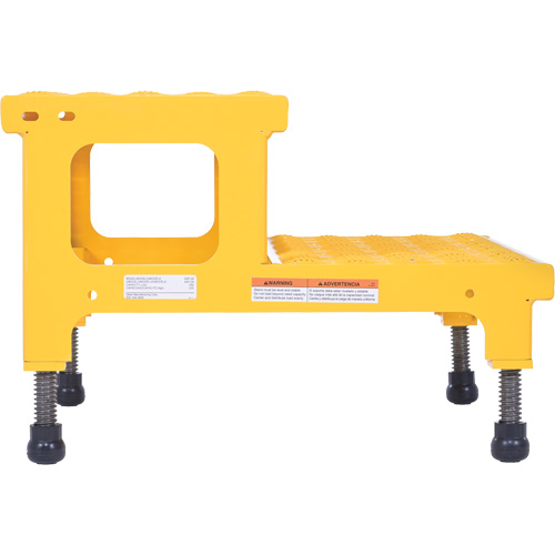 Adjustable Step-Mate Stand, 2 Step(s), 23-13/16" W x 22-7/8" L x 15-1/4" H, 500 lbs. Capacity OSI Industrial Sales