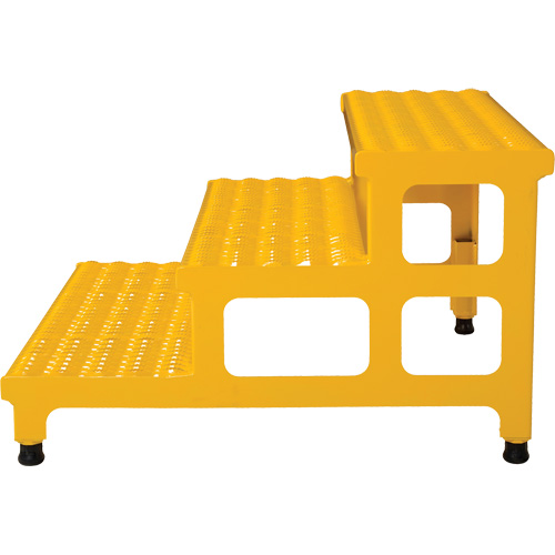 Adjustable Step-Mate Stand, 3 Step(s), 36-3/16" W x 33-7/8" L x 22-1/4" H, 500 lbs. Capacity OSI Industrial Sales