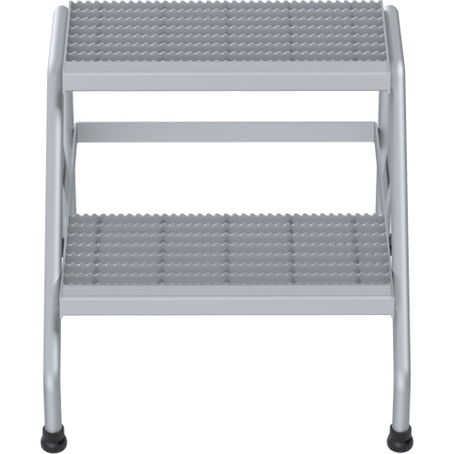 Escabeau en aluminium, 2 marche(s), 22-13/16" la x 24-9/16" lo x 20" h, Capacit&eacute; 500 lb OSI Industrial Sales