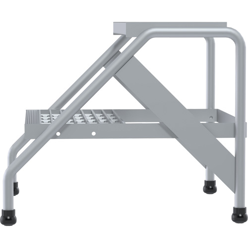 Escabeau en aluminium, 2 marche(s), 22-13/16" la x 24-9/16" lo x 20" h, Capacit&eacute; 500 lb OSI Industrial Sales
