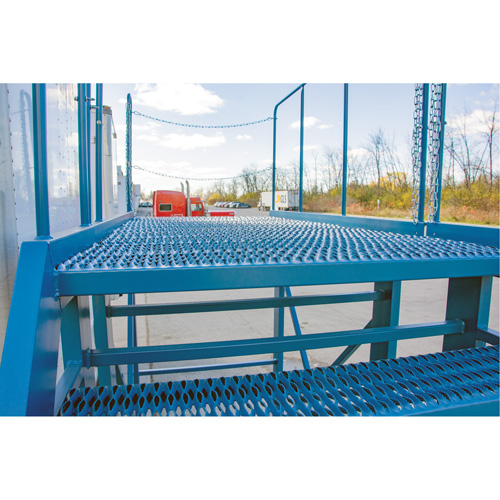 &eacute;chelle &agrave; neige, Acier, 10 Marches, 99" ha, 85-1/2" p, 48" Marche, Stri&eacute; OSI Industrial Sales