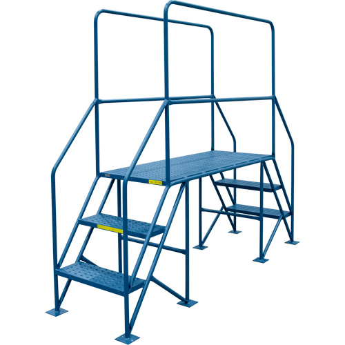Crossover Ladder, 35-1/2" Overall Span, 31-1/2" H x 22" D, 22" Step Width OSI Industrial Sales