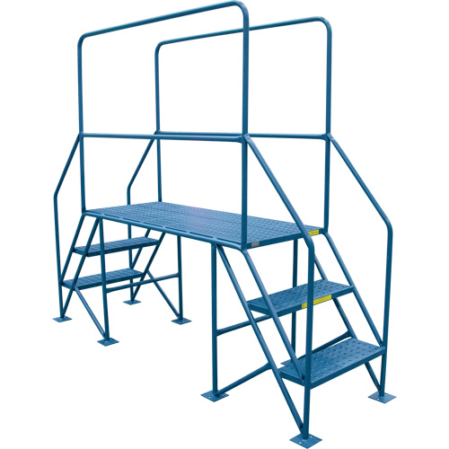 Crossover Ladder, 35-1/2" Overall Span, 31-1/2" H x 22" D, 22" Step Width OSI Industrial Sales