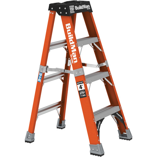 Step Ladder, 4', Fibreglass, 375 lbs. Capacity, Type 1AA OSI Industrial Sales