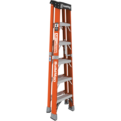 Step Ladder, 6', Fibreglass, 375 lbs. Capacity, Type 1AA OSI Industrial Sales