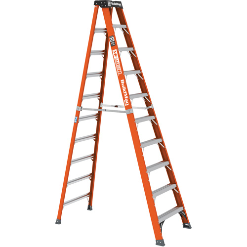 Step Ladder, 10', Fibreglass, 375 lbs. Capacity, Type 1AA OSI Industrial Sales