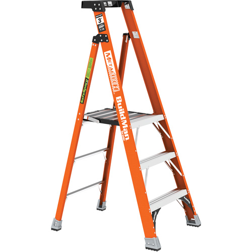 Safespace Platform Step Ladder, 3', 300 lbs. Cap. OSI Industrial Sales