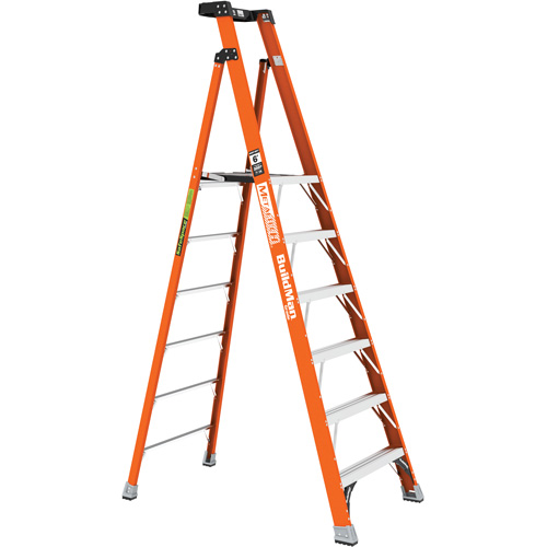 Safespace Platform Step Ladder, 6', 300 lbs. Cap. OSI Industrial Sales