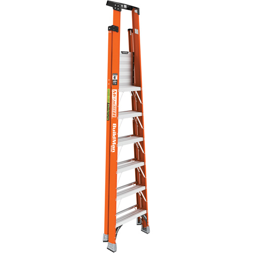 Safespace Platform Step Ladder, 6', 300 lbs. Cap. OSI Industrial Sales