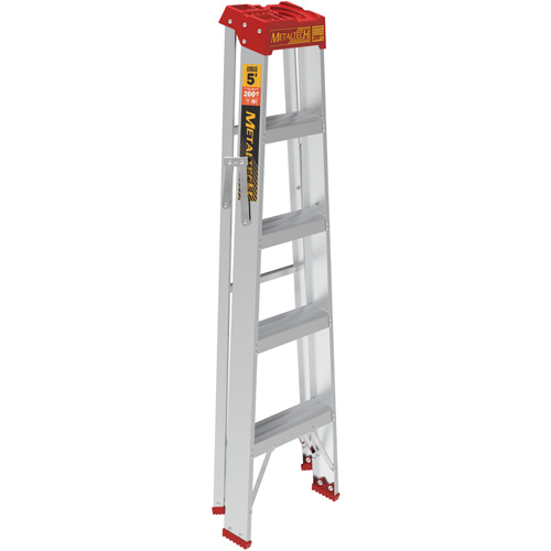 Step Ladder, 5', Aluminum, 200 lbs. Capacity, Type 3 OSI Industrial Sales