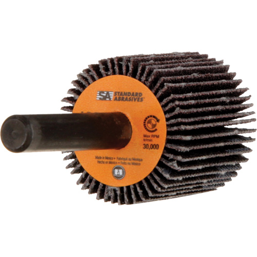 Standard Abrasives Flap Wheel, Aluminum Oxide, 120 Grit, 1" x 1" x 1/4" OSI Industrial Sales