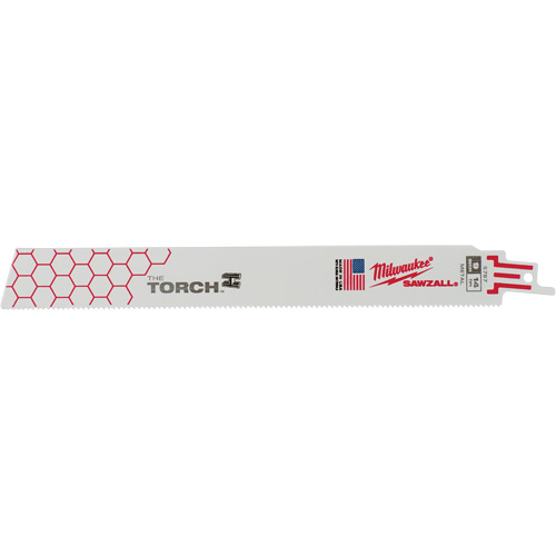The Torch Sawzall&reg; Blade, Bi-Metal, 14 TPI, 9" L x 1" W OSI Industrial Sales