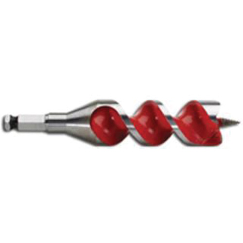 Longue m&egrave;che h&eacute;licoidale pour perceuse, Diam&egrave;tre de 1-1/4, Cannelure 4", Tige 7/16" hexagonal OSI Industrial Sales