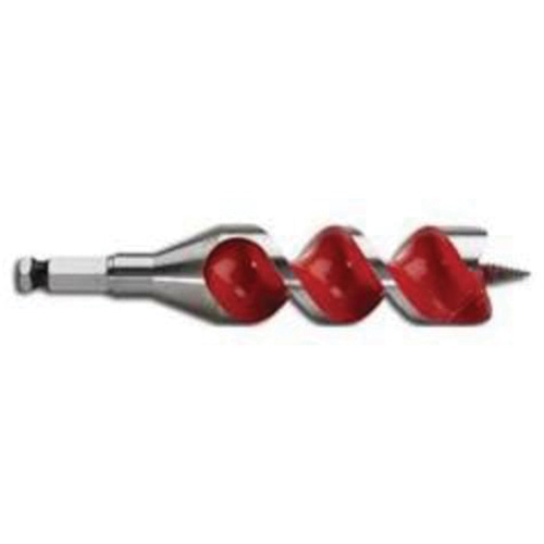 Longue m&egrave;che h&eacute;licoidale pour perceuse, Diam&egrave;tre de 1-1/2", Cannelure 4", Tige 7/16" hexagonal OSI Industrial Sales