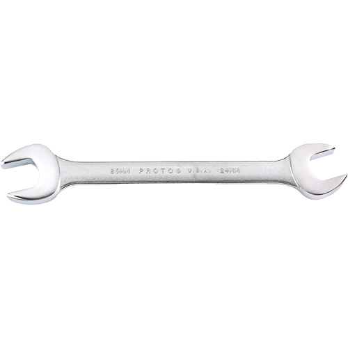 Open-End Wrench, 24 mm x 26 mm, Satin OSI Industrial Sales