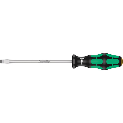 Tapered Slotted Screwdriver, 7 mm, 10-1/16" L, Plastic Handle OSI Industrial Sales
