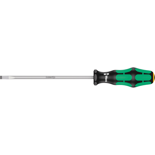 Slotted Screwdriver, 1/4" Tip, Round, 9-3/4" L, Plastic Handle OSI Industrial Sales