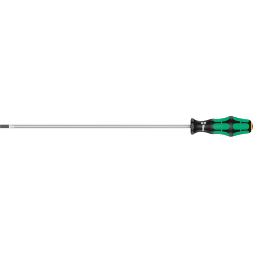 Slotted Screwdriver, 1/4" Tip, Round, 15-3/4" L, Plastic Handle OSI Industrial Sales