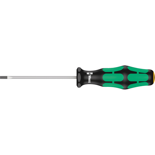 Tournevis pour vis &agrave; fente, Tige de 1/8", Ronde, 6-5/16" lo, Prise en Plastique OSI Industrial Sales