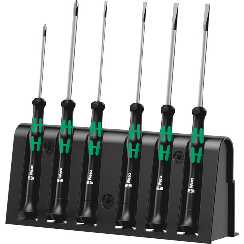 Micro Series Screwdriver Set with Rack, 6 Pcs. OSI Industrial Sales