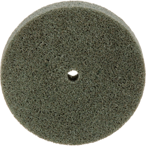 Meule homog&egrave;ne &agrave; faible densit&eacute; de s&eacute;rie 500 Standard Abrasives, 3" x 1/2", Arbre de 1/4", Grain de Moyen, Oxyde d'aluminium OSI Industrial Sales
