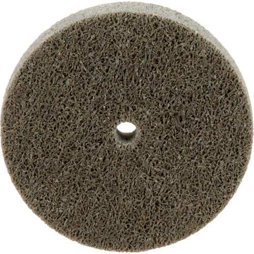 Standard Abrasives Unitized Wheel, 3" x 1/2", 1/4" Arbor, Medium Grit, Aluminum Oxide OSI Industrial Sales