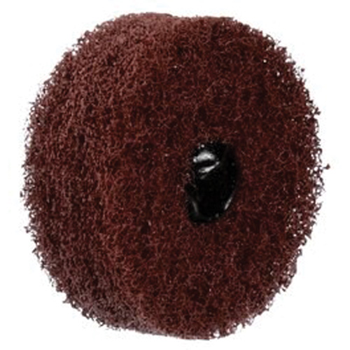 Meule Buff & Blend Standard Abrasives, 3" dia. x 3" la, Arbre 1/4", Oxyde d'aluminium OSI Industrial Sales