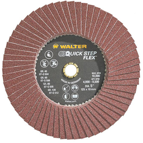 QUICK-STEP FLEX, 5" x Type 29, 80 Grit, Aluminum Oxide OSI Industrial Sales