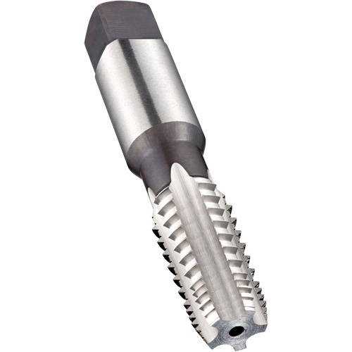 Taraud machine &agrave; denture altern&eacute;e pour tuyau, 3/4"-14, 5 cannelures, 105 mm lo, Conique, Acier rapide OSI Industrial Sales