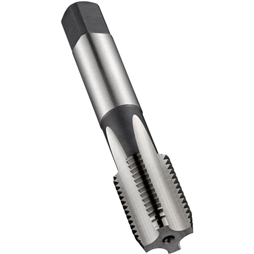 Taraud machine pour tuyau, 1/2"-14, 4 cannelures, 87 mm lo, Conique, Acier rapide OSI Industrial Sales