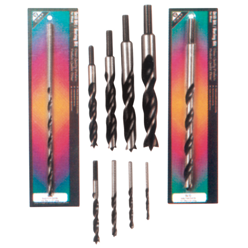 Brad Point, Wood Drills, 1", 8-5/8" Length, 1/2" Shank OSI Industrial Sales