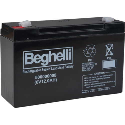 Sealed Lead Acid Batteries, 6 V, 12 Ah OSI Industrial Sales