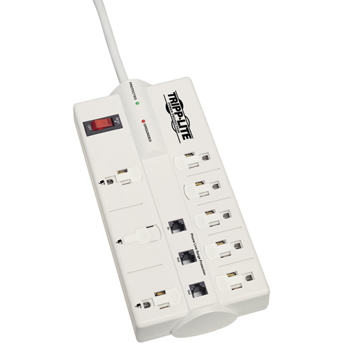 Protect-It Surge Suppressors, 8 Outlets, 2160, 1800 W, 8' Cord OSI Industrial Sales