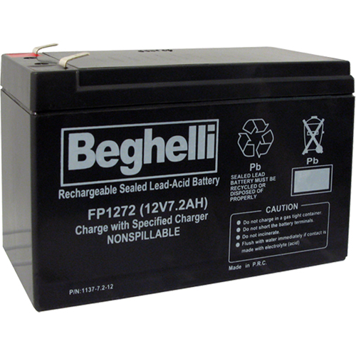 Sealed Lead Acid Batteries, 12 V, 7.2 Ah OSI Industrial Sales
