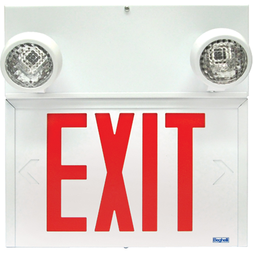 Stella Combination Signs - Exit, LED, Hardwired, 12-1/8" L x 12-1/2" W, English OSI Industrial Sales