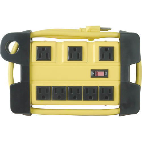 Bloc d'alimentation pour atelier, 8 Prise(s), 6', 15 A, 1875 W, 125 V OSI Industrial Sales