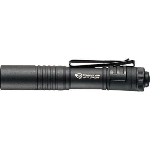 MicroStream&reg; Pen Light, LED, 45 Lumens, Aluminum Body, AAA Batteries, Included OSI Industrial Sales