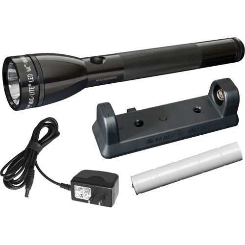Lampes de poche ML125, DEL,  lumens, Piles Rechargeable OSI Industrial Sales