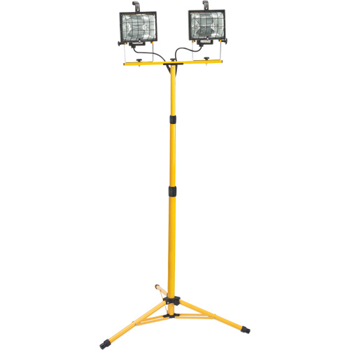 Projecteur double, Halog&egrave;ne, 500 W, 16000 lumens, Boîtier en Acier OSI Industrial Sales