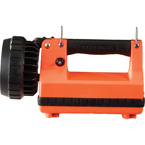 Lanterne avec syst&egrave;me standard E-Flood FireBox, DEL, 615 lumens, 8 hres de fonctionnement, piles Rechargeable, Compris OSI Industrial Sales