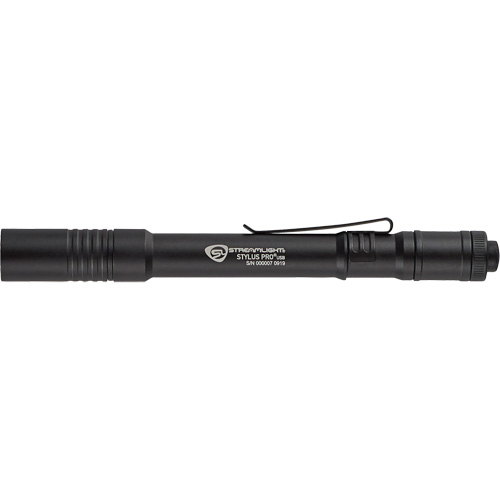 Lampe stylo USB Stylus Pro, DEL, 350 lumens, Corps en Aluminium, piles Rechargeable, Compris OSI Industrial Sales