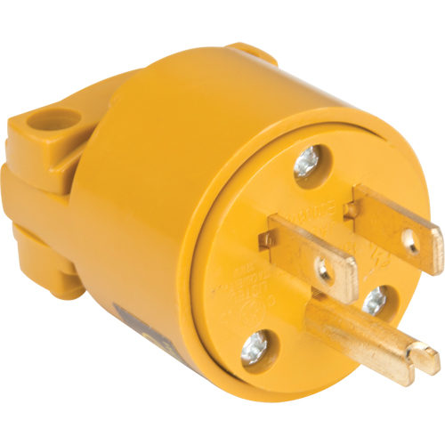 PVC Grounding Plug, Plastic, 15 A, 125 V OSI Industrial Sales