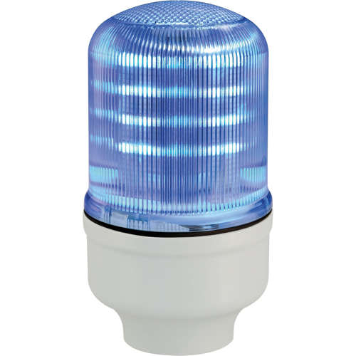 Streamline&reg; Modular Multifunctional LED Beacons, Continuous/Flashing/Rotating, Blue OSI Industrial Sales