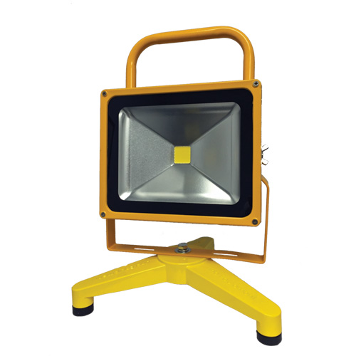 Projecteurs portatifs et rechargeables, DEL, 30 W, 3000 lumens, Boîtier en Aluminium OSI Industrial Sales