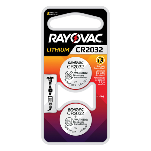 CR2032 Lithium Coin Cell Batteries, 3 V OSI Industrial Sales