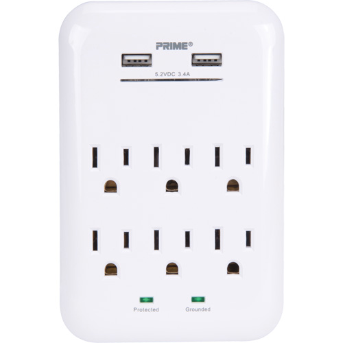 Chargeur USB Prime avec protection contre la surtension OSI Industrial Sales