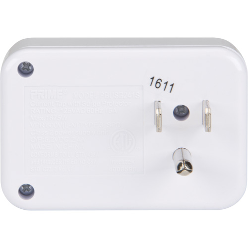 Prime&reg; USB Charger with Surge Protector OSI Industrial Sales