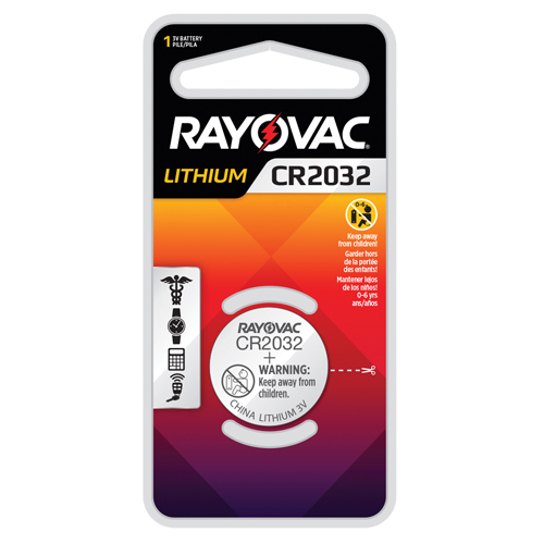 CR2032 Lithium Coin Cell Battery, 3 V OSI Industrial Sales