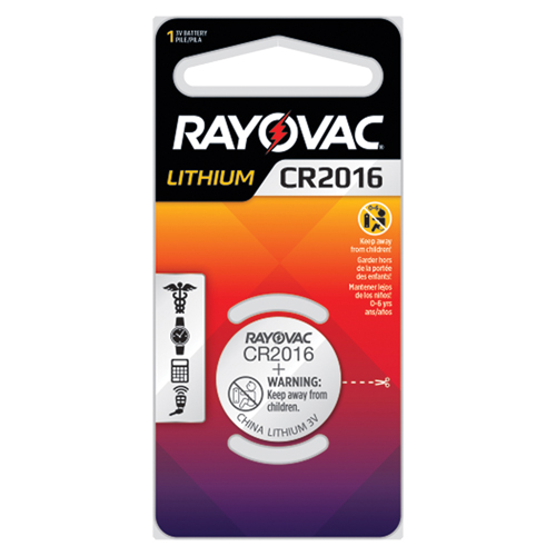 CR2016 Lithium Coin Cell Battery, 3 V OSI Industrial Sales