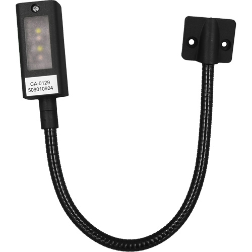 LED Gooseneck Maplight, 1 W, LED, 12" Neck, Black OSI Industrial Sales